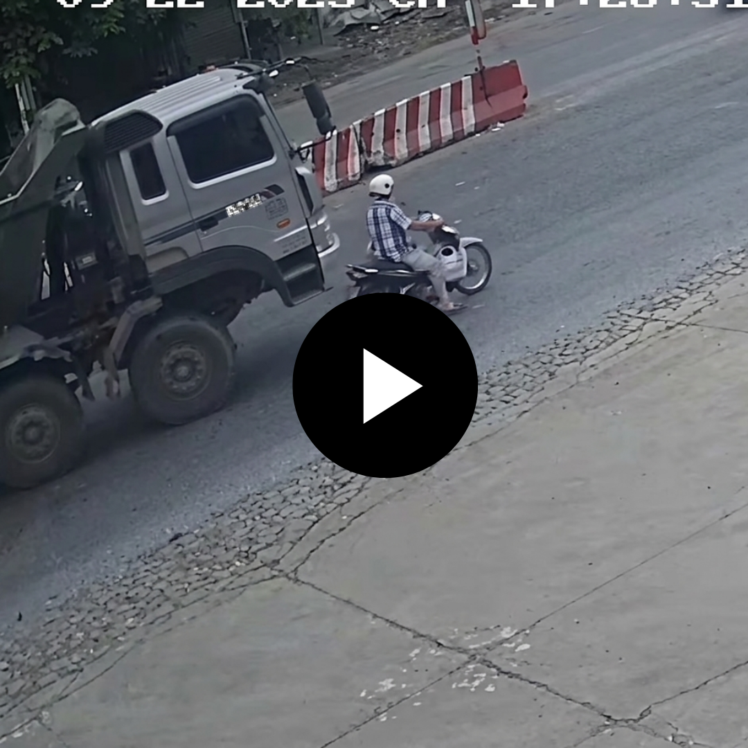 Sợ thật xe tải không biết có phải cố ý hay không